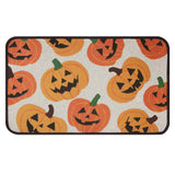 All Over Jack O Lanterns Washable Kitchen Rug