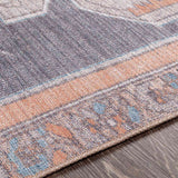Amelie Coral Washable Accent Rug — detail view 1