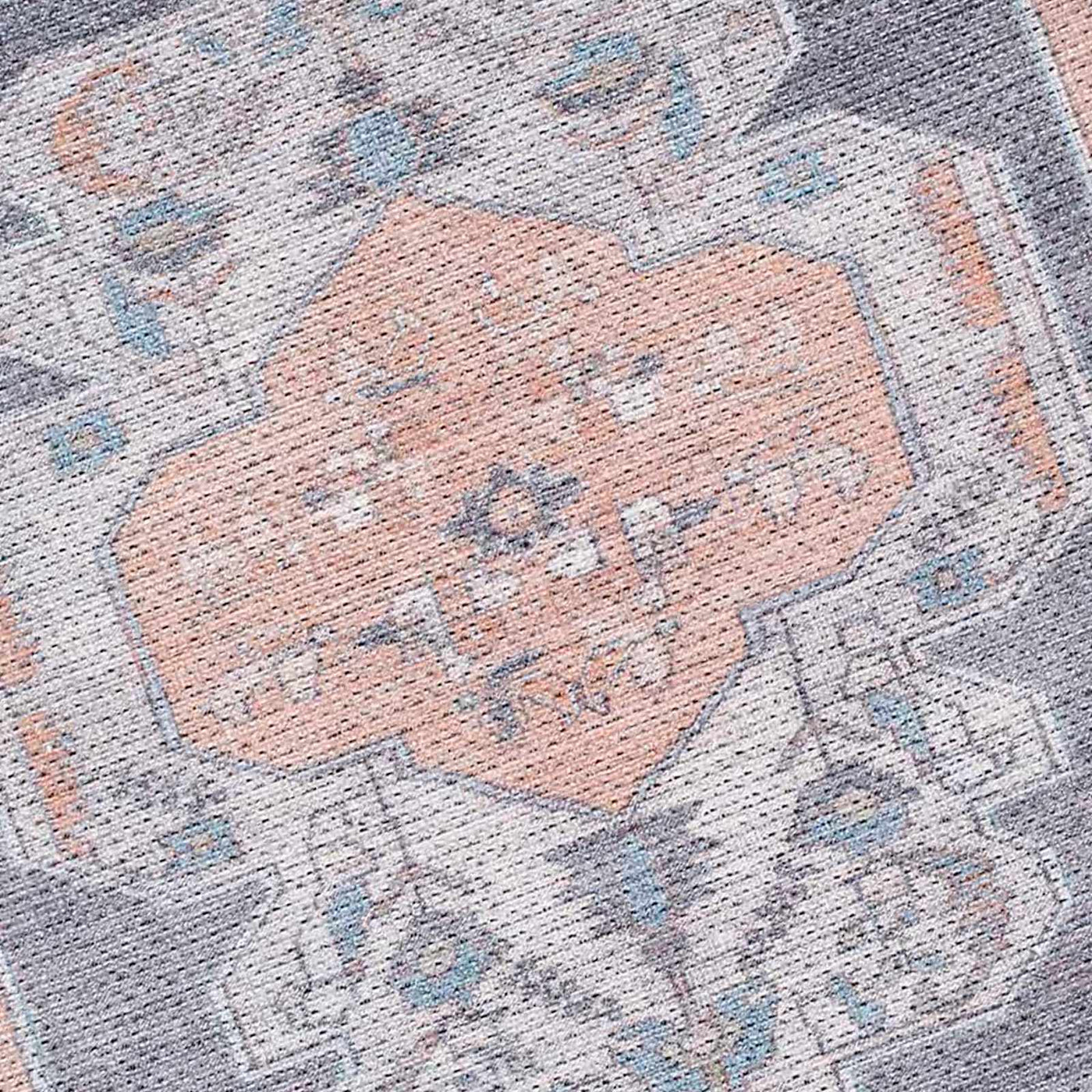 Amelie Coral Washable Accent Rug — detail view 3