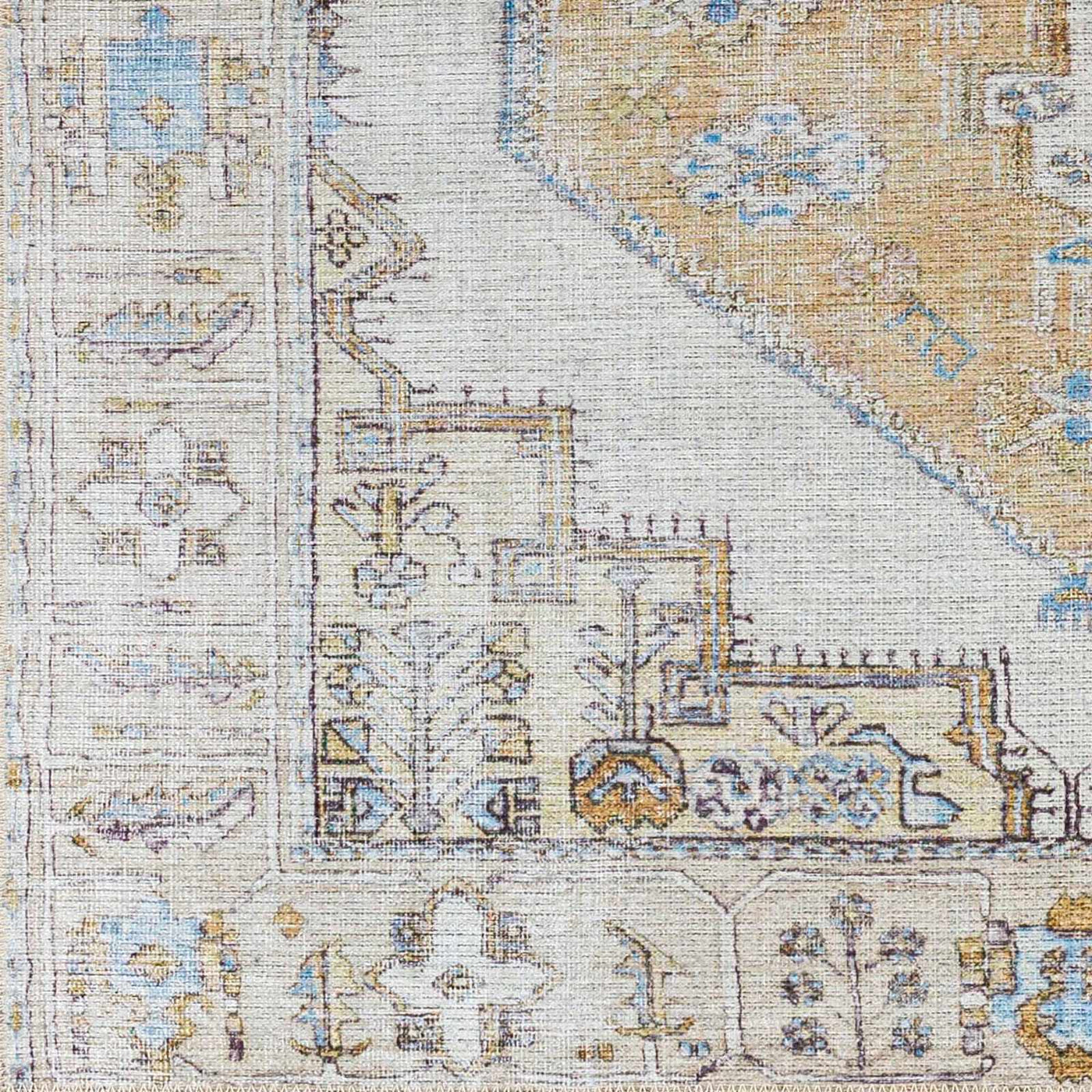 Amelie Sage Washable Accent Rug — detail view 2