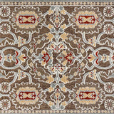 Arrington Taupe Spice Medallion Washable Accent Rug — detail view 1