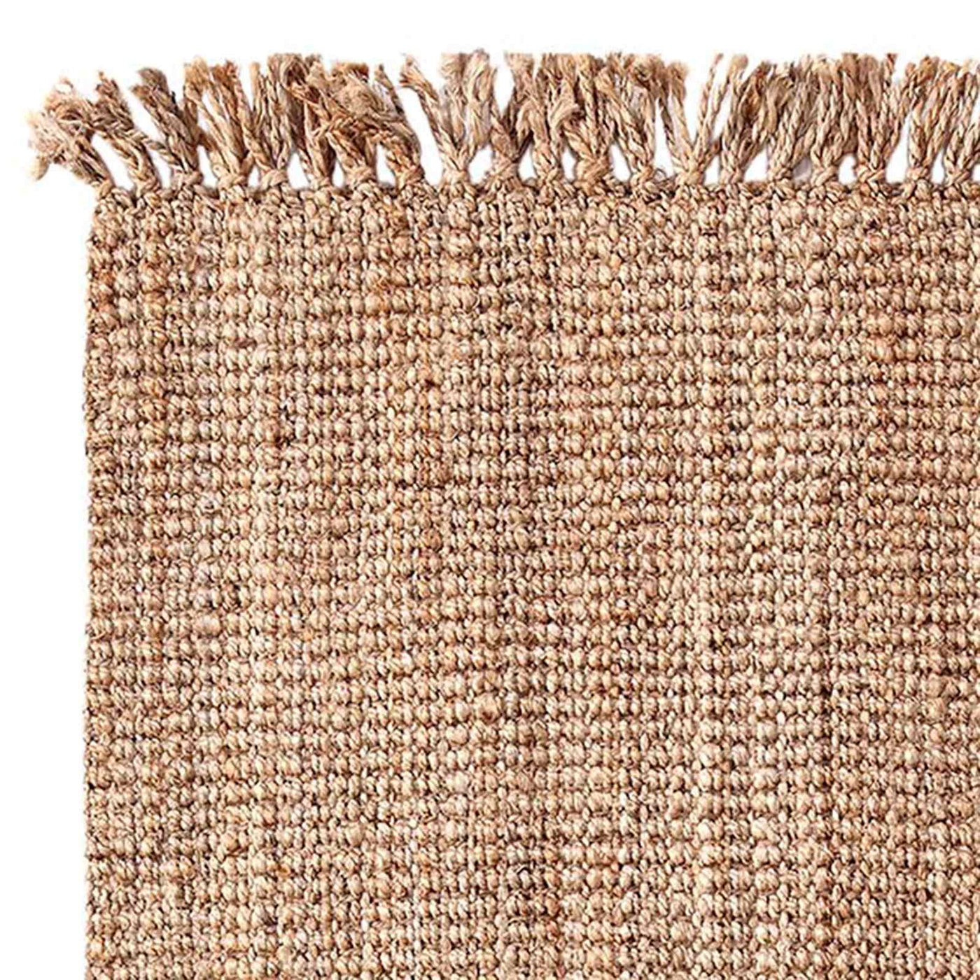 Honeybloom Jute Fringe Runner — detail view 1