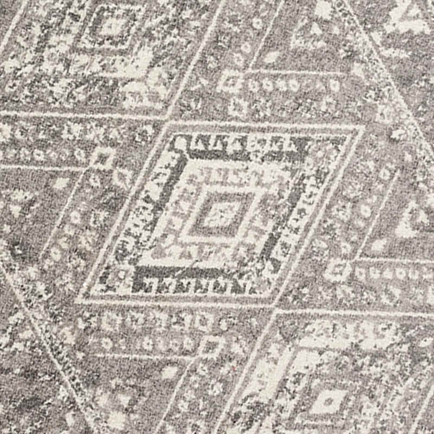 Greta Taupe Diamond Design Area Rug — detail view 1