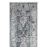 Honeybloom Cypress Grey Medallion Runner Rug — detail view 1