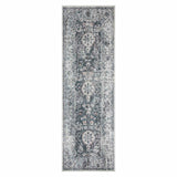 Honeybloom Cypress Grey Medallion Runner Rug
