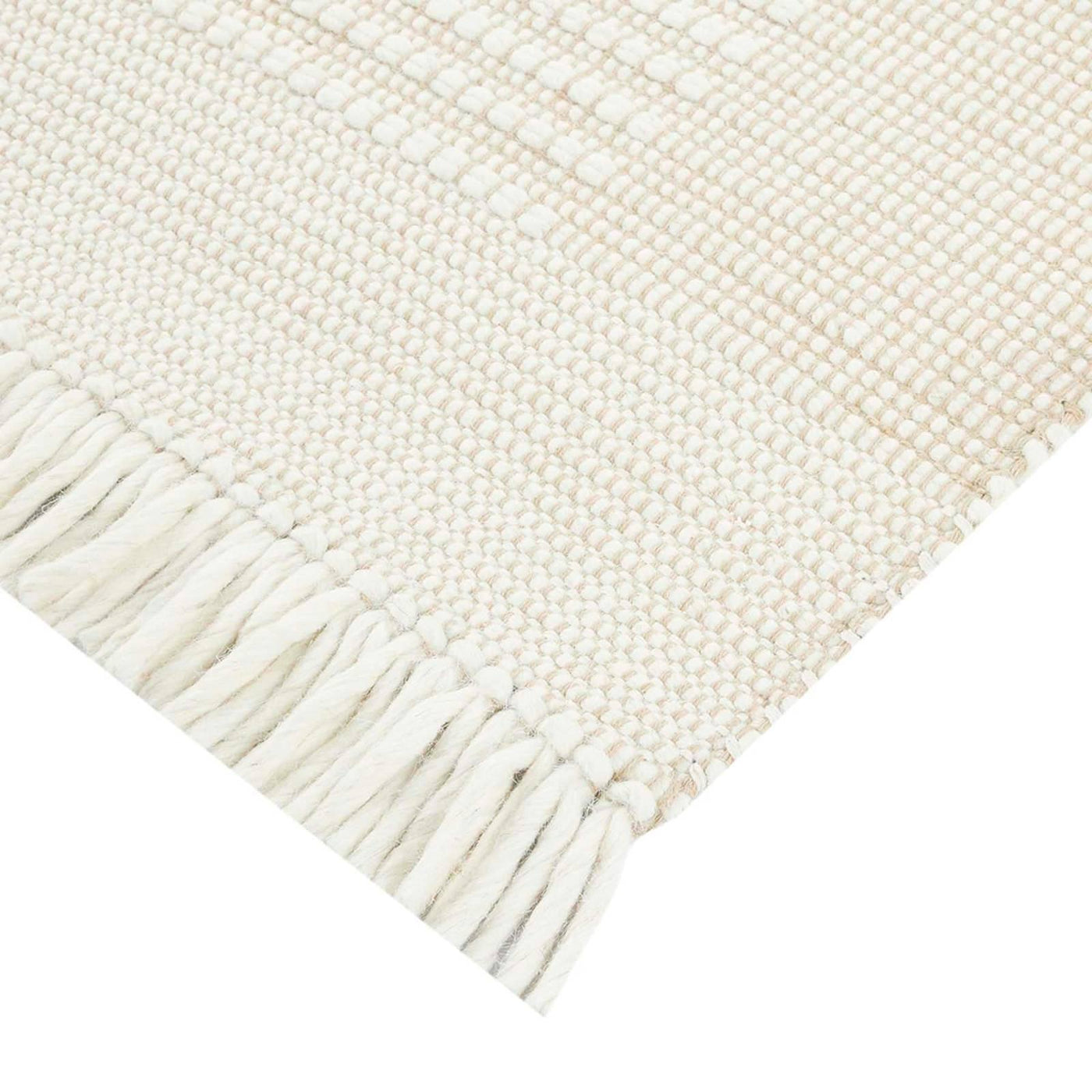 Honeybloom Newton Ivory Flatweave Area Rug — detail view 1