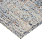 Whittington Blue Floral Medallion Runner — detail view 1