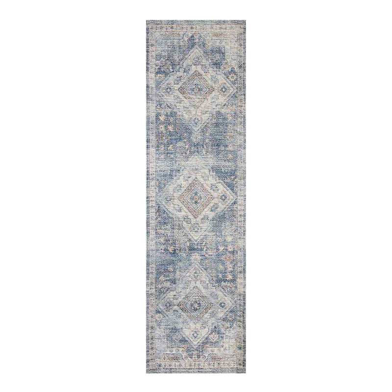 Whittington Blue Floral Medallion Runner