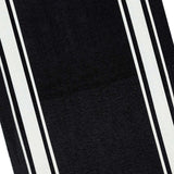 Providence Noa Black White Border Washable Accent Rug — detail view 2