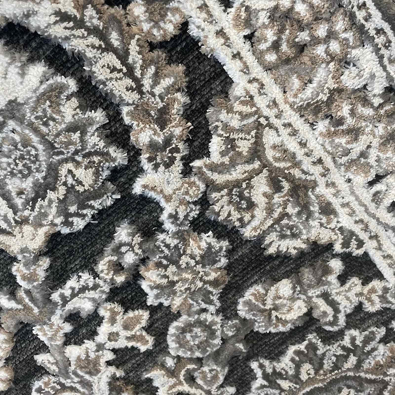 Providence Tiffany Grey Floral Runner