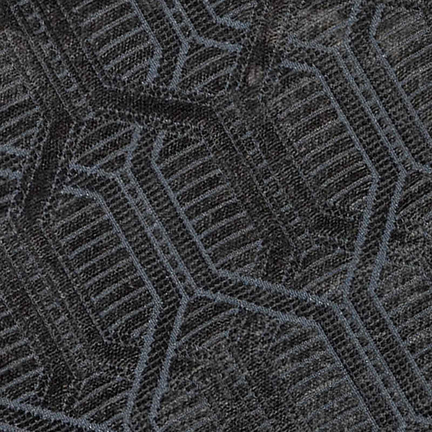 Crosby St. Kilim Geo Matrix Washable Accent Rug — Charcoal view 2