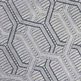 Crosby St. Kilim Geo Matrix Washable Accent Rug — Grey view 2