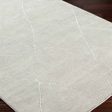 Alder Grey Diamond Design Washable Accent Rug — detail view 1