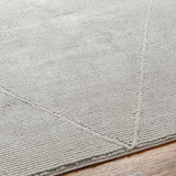 Alder Grey Diamond Design Washable Runner — detail view 1