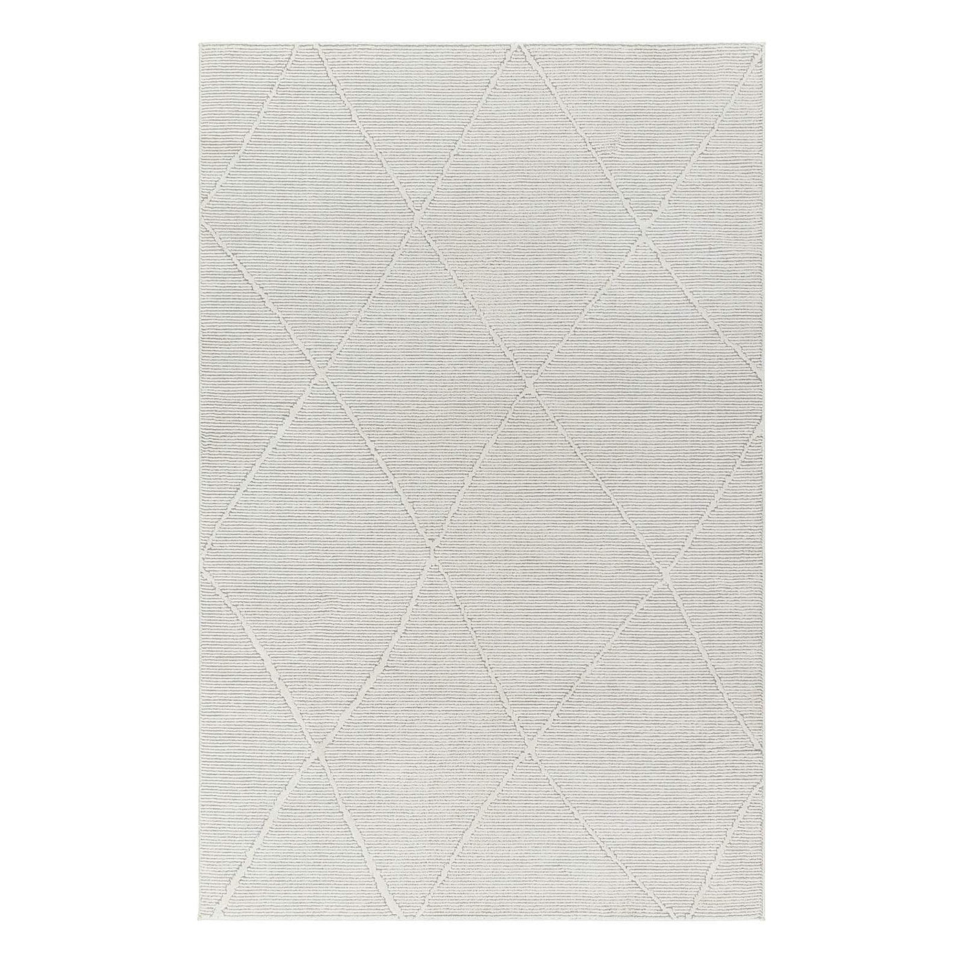 Alder Grey Diamond Design Washable Runner
