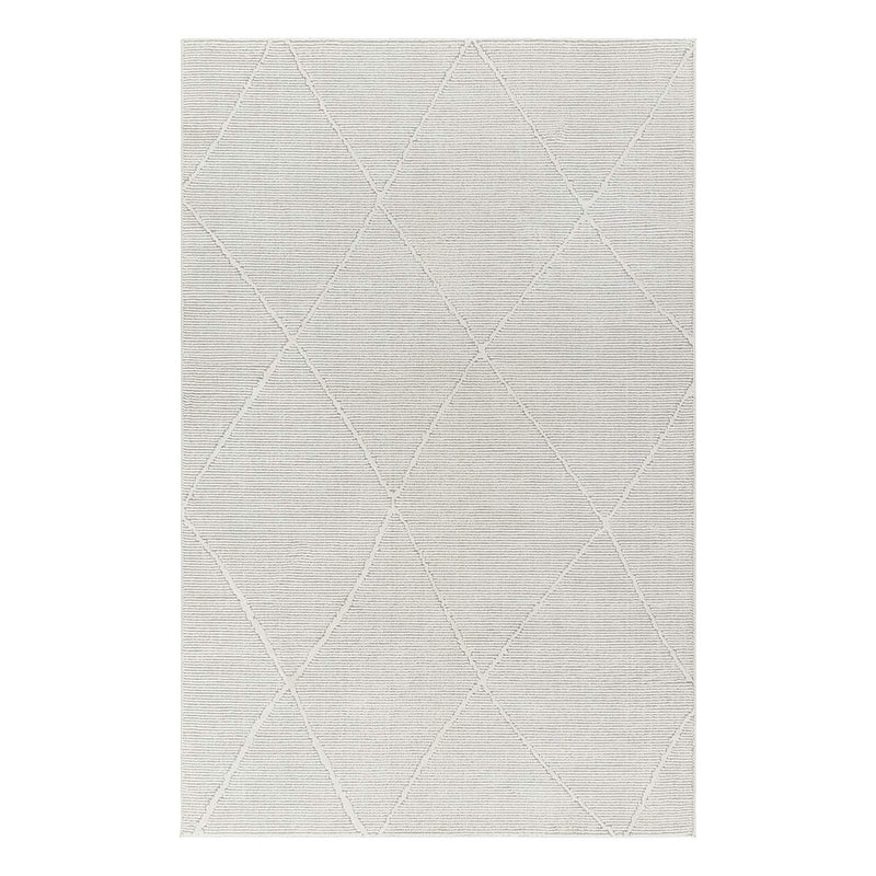 Alder Grey Diamond Design Washable Runner