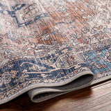 Colin Blue Medallion Washable Accent Rug — detail view 2