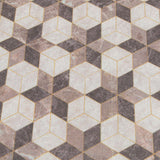 Beige Grey Tiles Echo Doormat — detail view 2