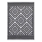 Black Diamond Design Plastic Outdoor Area Rug