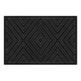 Diamond Scraper Doormat — Black
