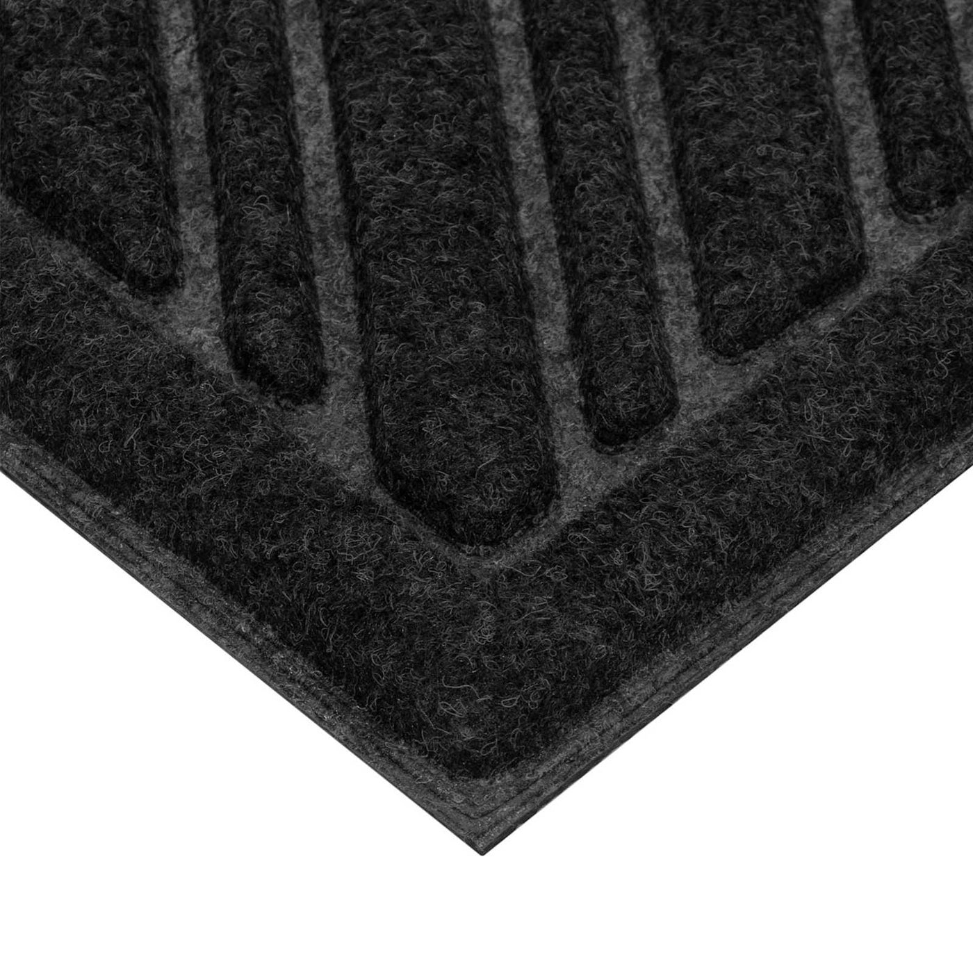 Diamond Scraper Doormat — Black view 2