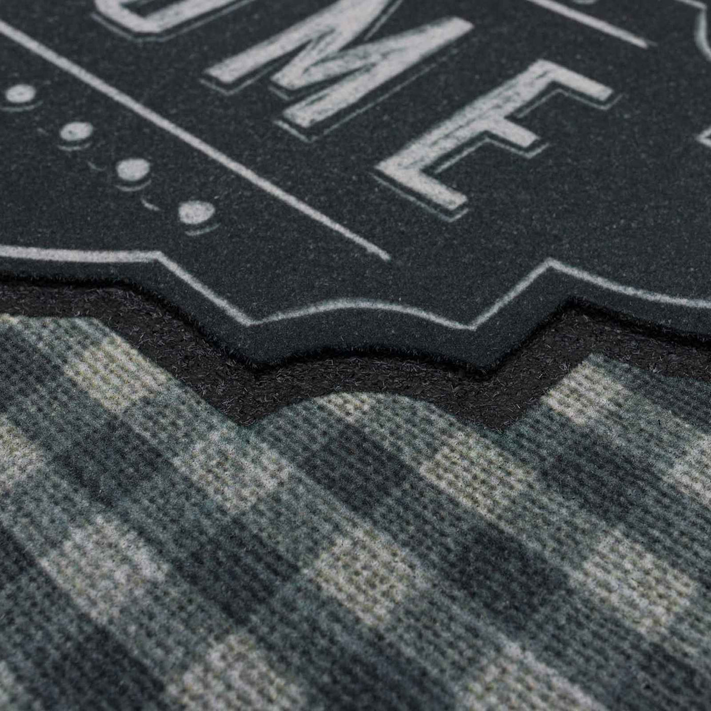 Black Farmhouse Chalkboard Doormat — detail view 1