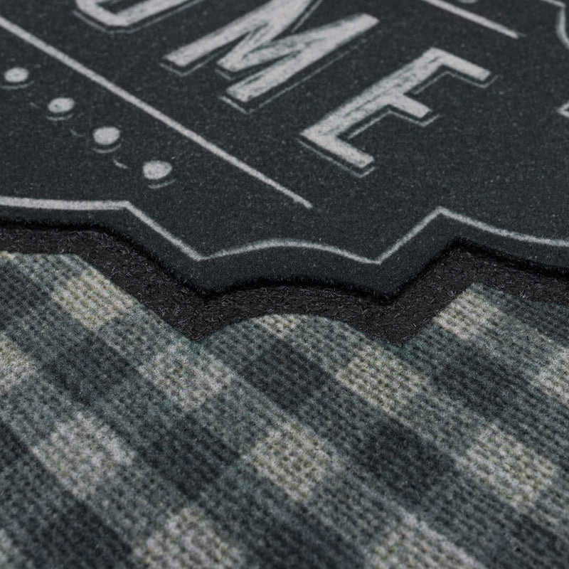 Black Farmhouse Chalkboard Doormat