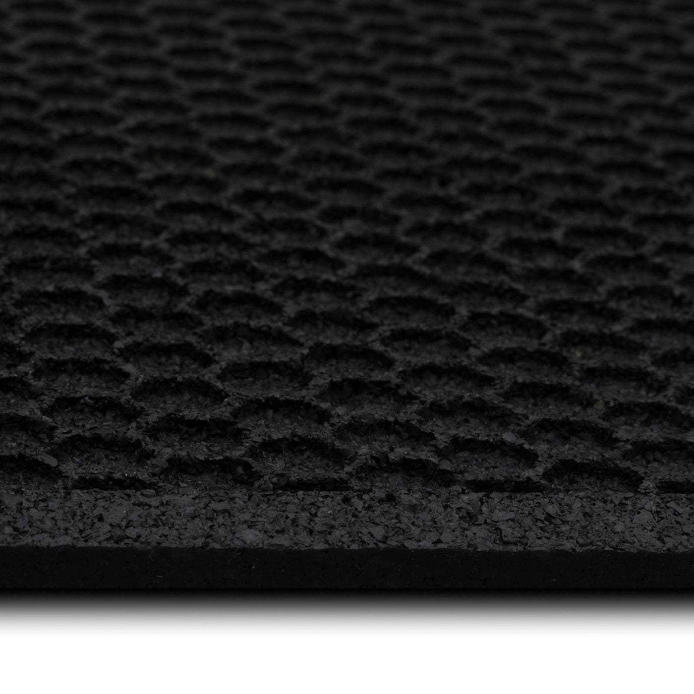 Black Honeycomb Matrix Doormat — detail view 1