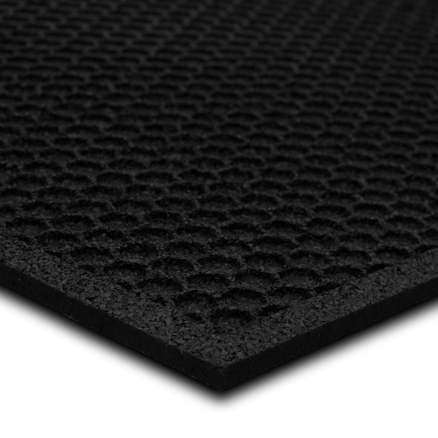 Black Honeycomb Matrix Doormat — detail view 2