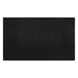 Black Honeycomb Matrix Doormat