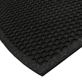 Black Honeycomb Matrix Slice Doormat — detail view 1