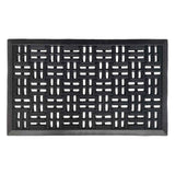 Black Parquet Bad Weather Doormat