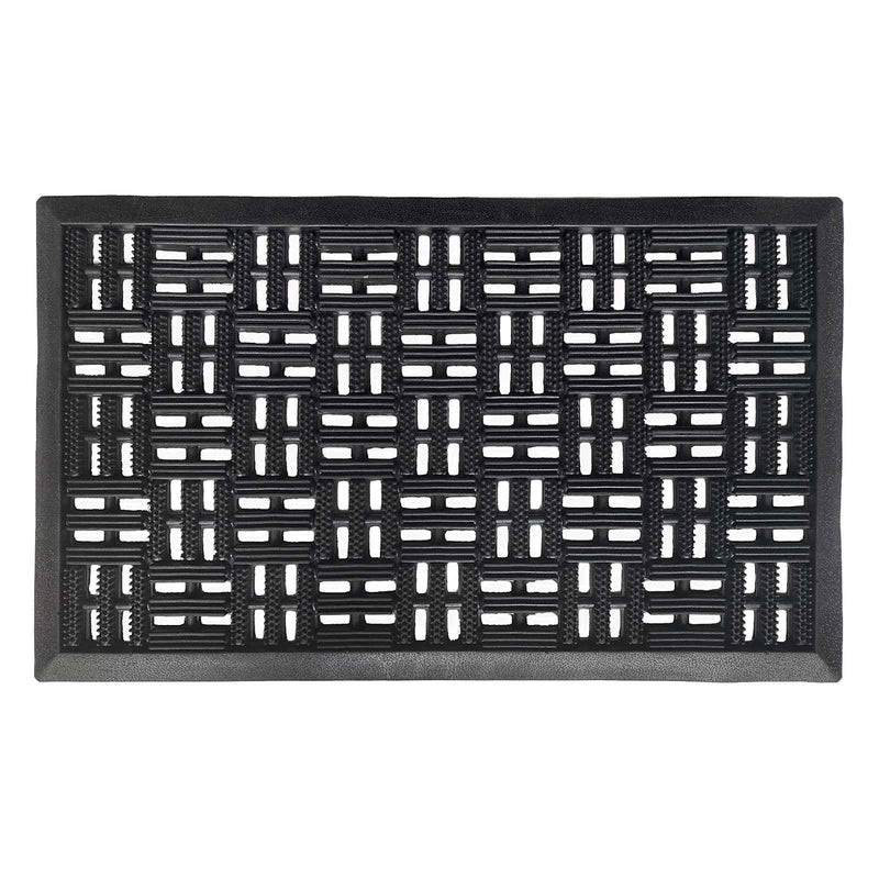 Black Parquet Bad Weather Doormat