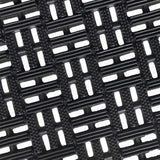 Black Parquet Bad Weather Doormat — detail view 1