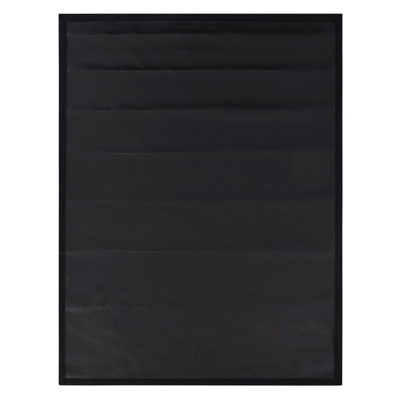 Textilene Outdoor Area Rug — Black White Striped view 3