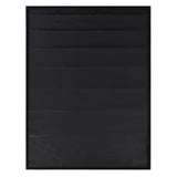 Textilene Outdoor Area Rug — Black White Striped view 3