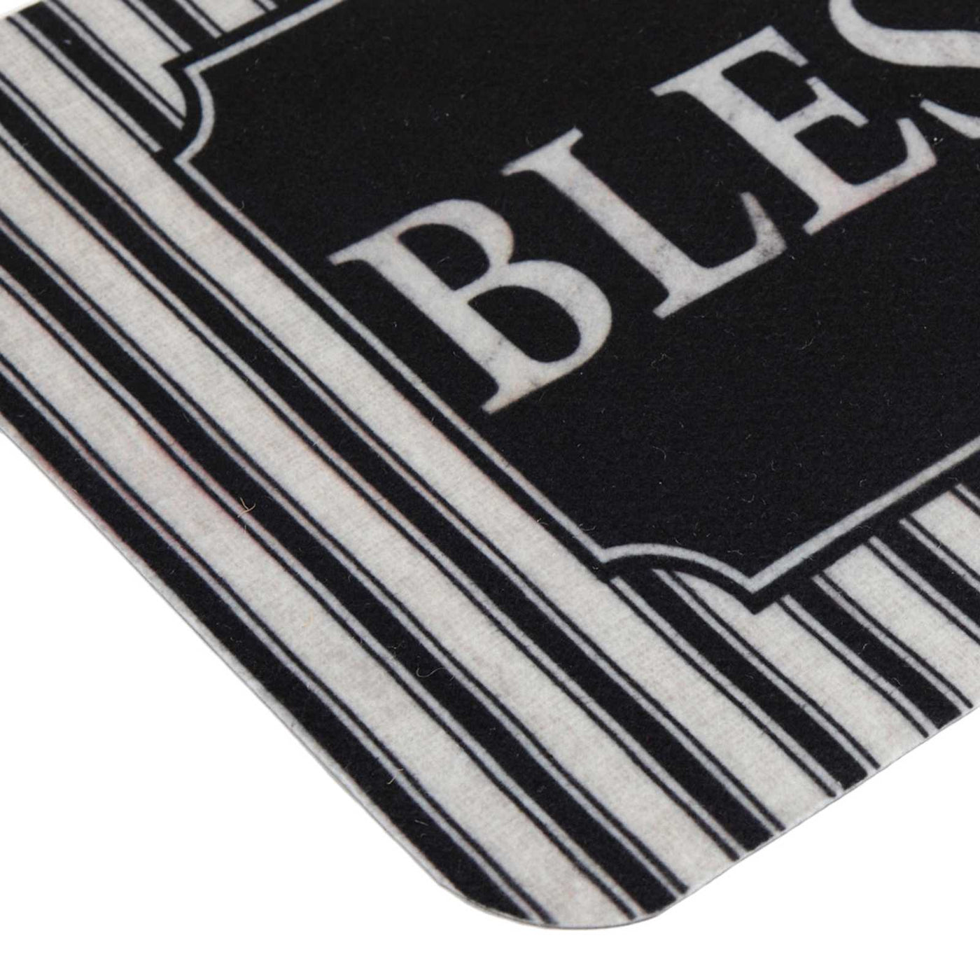 Blessed Striped Echo Doormat — detail view 1