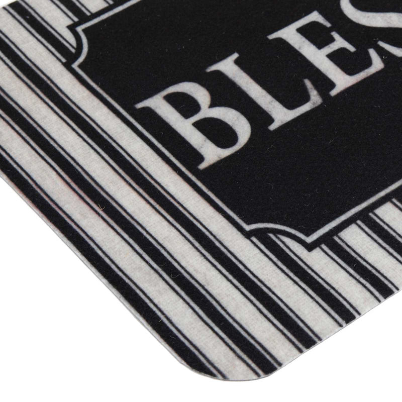 Blessed Striped Echo Doormat