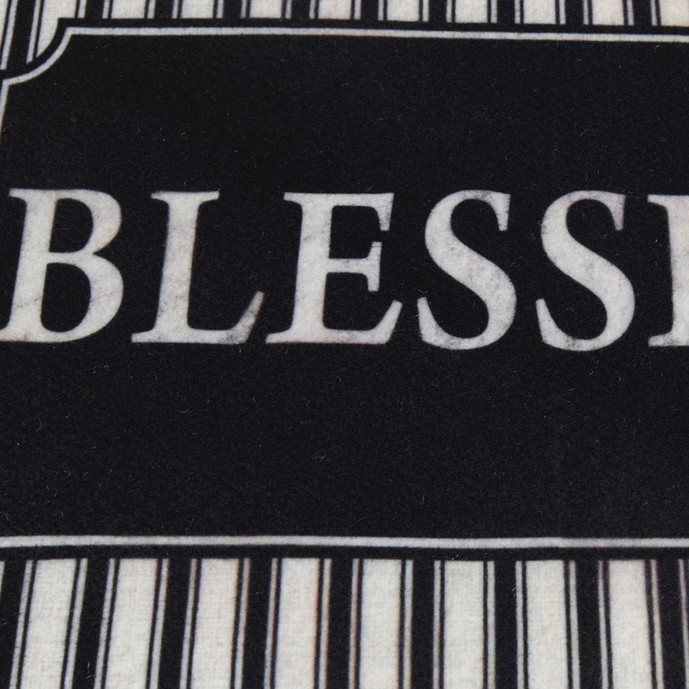 Blessed Striped Echo Doormat — detail view 2