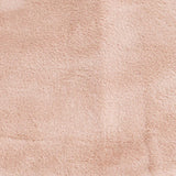Bliss Blush Pink Faux Rabbit Fur Washable Accent Rug — detail view 2