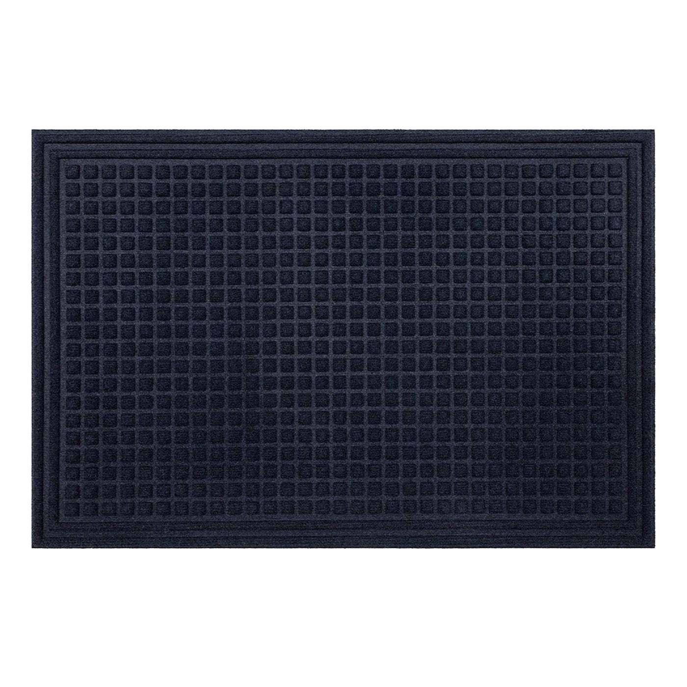Waffle Impressions Doormat — Blue