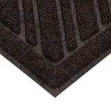 Diamond Scraper Doormat — Brown view 2