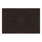 Diamond Scraper Doormat — Brown