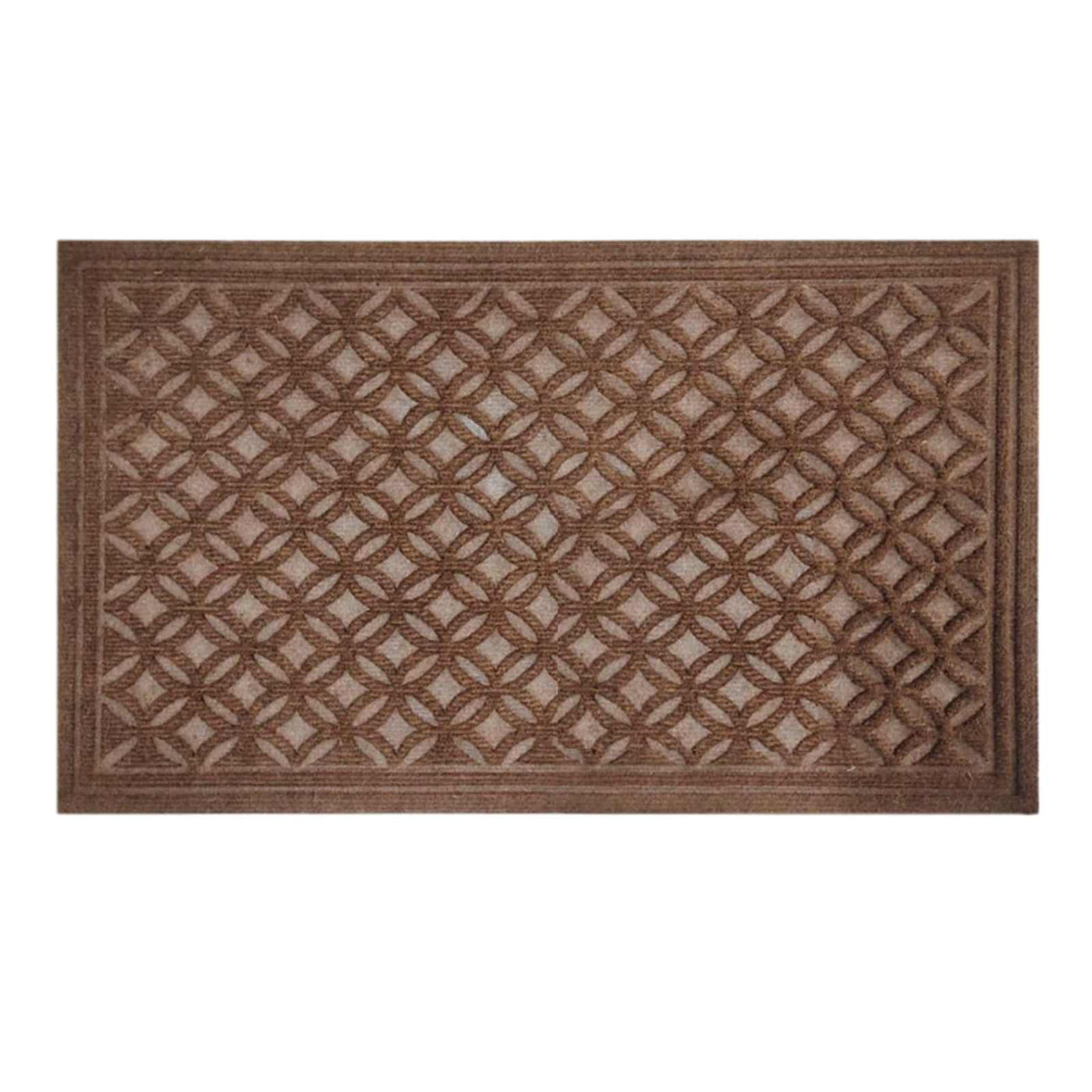 Brown Tractor Texture Rubber Doormat