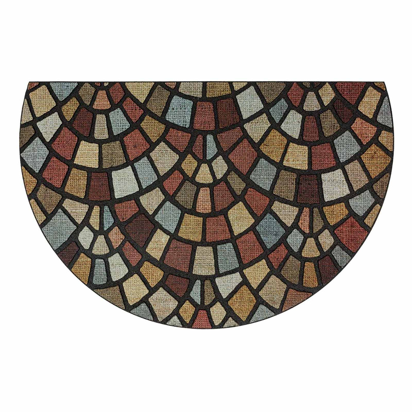 Burlap Bay Rubber Slice Doormat