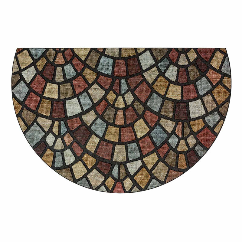 Burlap Bay Rubber Slice Doormat