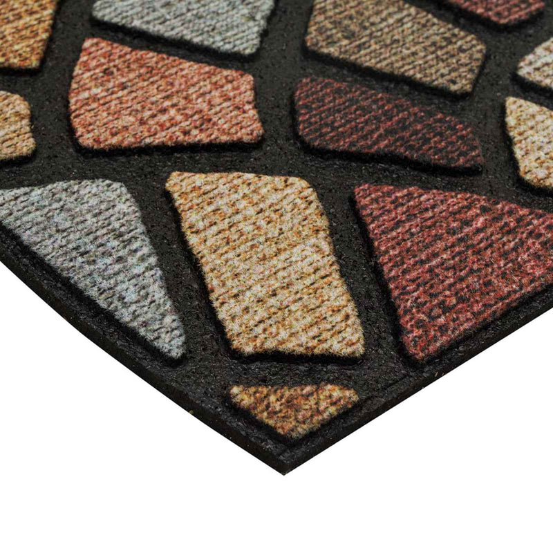 Burlap Bay Rubber Slice Doormat