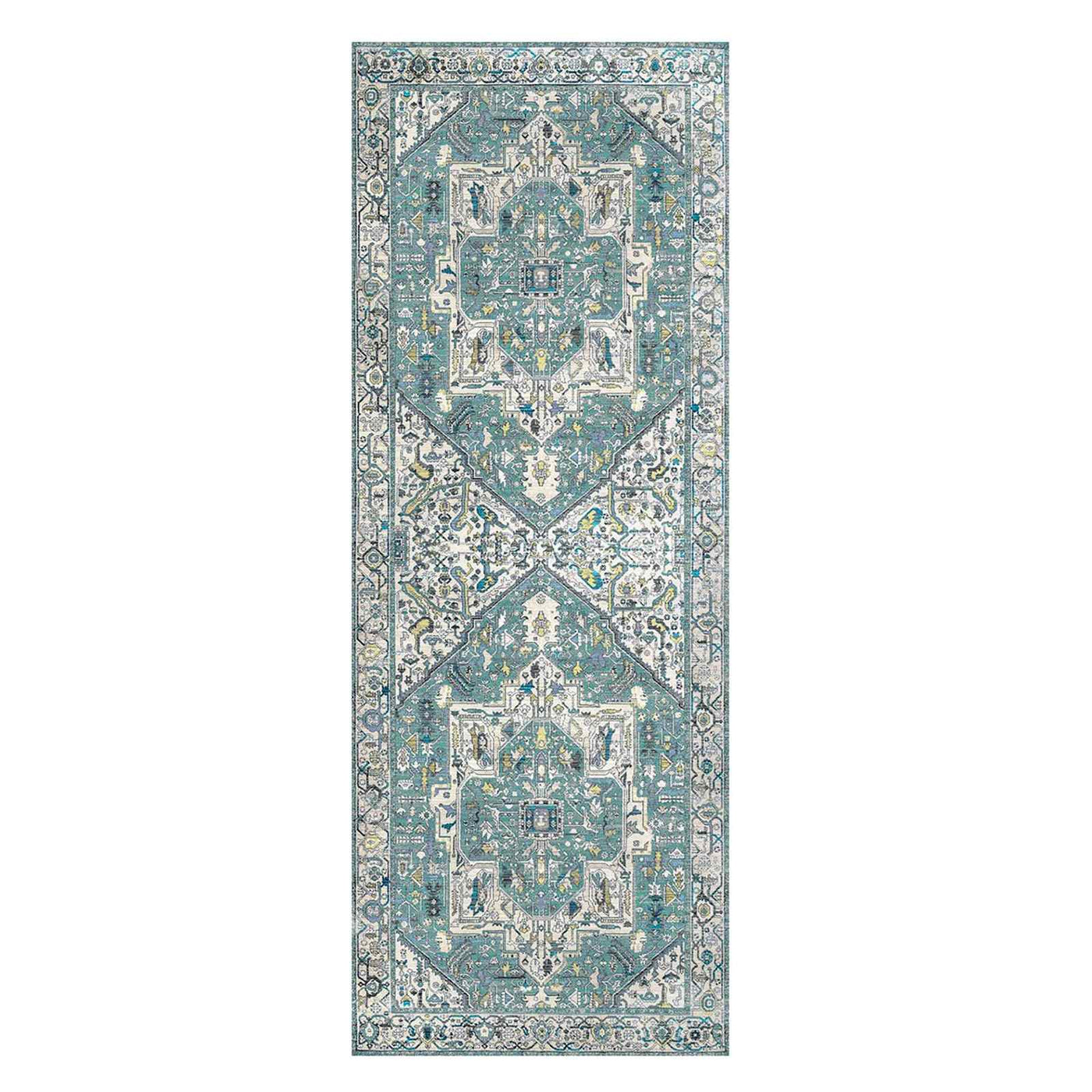 Cameron Blue Ivory Runner Rug