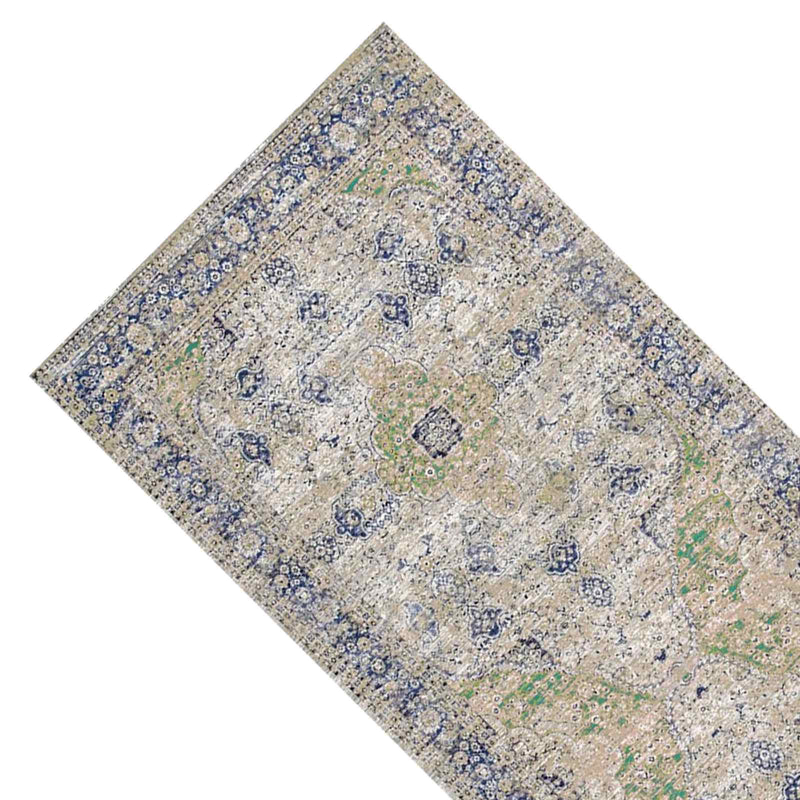 Cameron Ivory Sage Runner Rug