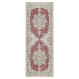 Cameron Maroon Ivory Runner Rug